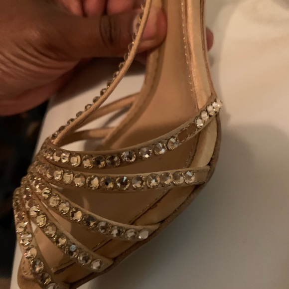 Sergio Rossi Crystal Embellished Strappy Sandals - Picture 12 of 15